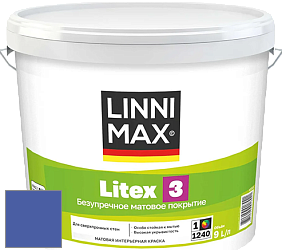 Краска LINNIMAX LITEX 3 / ЛИННИМАКС ЛИТЕКС 3 (ALPINA PREMIUM WAND) латексная краска цвет NCS S 3060-R70B 