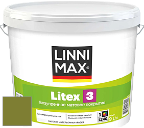 Краска LINNIMAX LITEX 3 / ЛИННИМАКС ЛИТЕКС 3 (ALPINA PREMIUM WAND) латексная краска цвет NCS S 3560-G50Y 