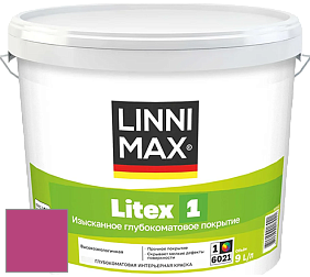 Краска LINNIMAX LITEX 1 / ЛИННИМАКС ЛИТЕКС 1 (CAPAROL SAMTEX 3) высокоэкологичная латексная краска цвет Pink 20 