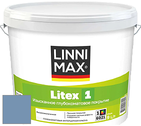 Краска LINNIMAX LITEX 1 / ЛИННИМАКС ЛИТЕКС 1 (CAPAROL SAMTEX 3) высокоэкологичная латексная краска цвет NCS S 3030-R80B 
