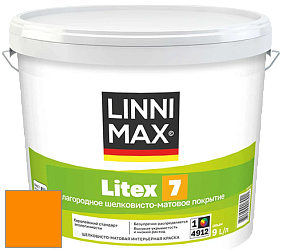 Краска LINNIMAX LITEX 7 / ЛИННИМАКС ЛИТЕКС 7  (CAPAROL SAMTEX 7) латексная краска цвет Laser 35 