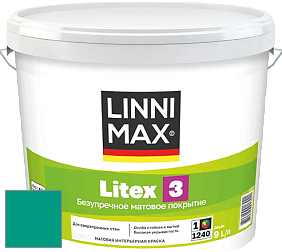 Краска LINNIMAX LITEX 3 / ЛИННИМАКС ЛИТЕКС 3 (ALPINA PREMIUM WAND) латексная краска цвет NCS S 2555-B80G 