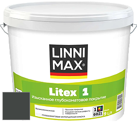 Краска LINNIMAX LITEX 1 / ЛИННИМАКС ЛИТЕКС 1 (CAPAROL SAMTEX 3) высокоэкологичная латексная краска цвет NCS S 8502-G 