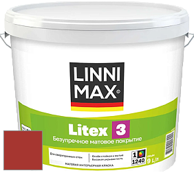 Краска LINNIMAX LITEX 3 / ЛИННИМАКС ЛИТЕКС 3 (ALPINA PREMIUM WAND) латексная краска цвет Bordeaux 65 