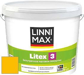 Краска LINNIMAX LITEX 3 / ЛИННИМАКС ЛИТЕКС 3 (ALPINA PREMIUM WAND) латексная краска цвет Curcuma 95 