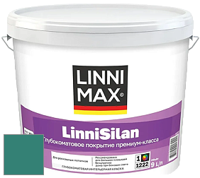 Краска LINNIMAX LinniSilan /ЛИННИМАКС ЛинниСилан (CAPAROL CAPASILAN) глубокоматовая краска цвет NCS S 4040-B70G 