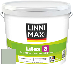Краска LINNIMAX LITEX 3 / ЛИННИМАКС ЛИТЕКС 3 (ALPINA PREMIUM WAND) латексная краска цвет NCS S 2010-G20Y 