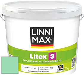 Краска LINNIMAX LITEX 3 / ЛИННИМАКС ЛИТЕКС 3 (ALPINA PREMIUM WAND) латексная краска цвет NCS S 0540-G 