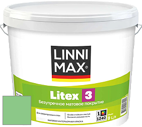 Краска LINNIMAX LITEX 3 / ЛИННИМАКС ЛИТЕКС 3 (ALPINA PREMIUM WAND) латексная краска цвет Agave 140 