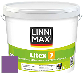 Краска LINNIMAX LITEX 7 / ЛИННИМАКС ЛИТЕКС 7  (CAPAROL SAMTEX 7) латексная краска цвет NCS S 3055-R50B 