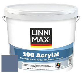 Краска LINNIMAX 100 ACRYLAT / ЛИННИМАКС 100 АКРИЛАТ (CAPAROL AMPHIBOLIN) акриловая краска цвет Lazur 105 