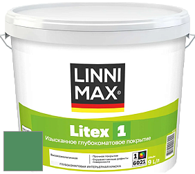 Краска LINNIMAX LITEX 1 / ЛИННИМАКС ЛИТЕКС 1 (CAPAROL SAMTEX 3) высокоэкологичная латексная краска цвет NCS S 3050-G10Y 