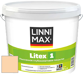 Краска LINNIMAX LITEX 1 / ЛИННИМАКС ЛИТЕКС 1 (CAPAROL SAMTEX 3) высокоэкологичная латексная краска цвет NCS S 0520-Y30R 
