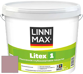 Краска LINNIMAX LITEX 1 / ЛИННИМАКС ЛИТЕКС 1 (CAPAROL SAMTEX 3) высокоэкологичная латексная краска цвет NCS S 3020-R10B 