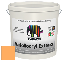 Краска Capadecor Metallocryl Exterior/Кападекор Металлакрил Экстериор шелковисто-глянцевая краска цвет Amber 135 