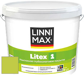 Краска LINNIMAX LITEX 1 / ЛИННИМАКС ЛИТЕКС 1 (CAPAROL SAMTEX 3) высокоэкологичная латексная краска цвет NCS S 0565-G50Y 