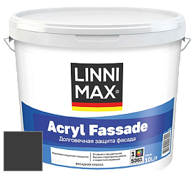 Краска LINNIMAX ACRYL FASSADE / ЛИННИМАКС АКРИЛ ФАССАДЕ (CAPAROL) акриловая фасадная краска цвет NCS S 9000-N 