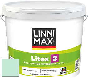 Краска LINNIMAX LITEX 3 / ЛИННИМАКС ЛИТЕКС 3 (ALPINA PREMIUM WAND) латексная краска цвет NCS S 0520-B90G 