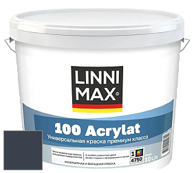 Краска LINNIMAX 100 ACRYLAT / ЛИННИМАКС 100 АКРИЛАТ (CAPAROL AMPHIBOLIN) акриловая краска цвет Saphir 5 