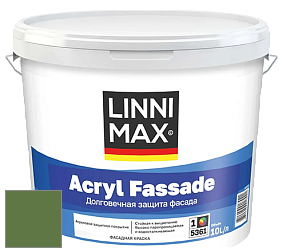 Краска LINNIMAX ACRYL FASSADE / ЛИННИМАКС АКРИЛ ФАССАДЕ (CAPAROL) акриловая фасадная краска цвет NCS S 4050-G30Y 