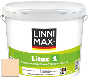 Краска LINNIMAX LITEX 1 / ЛИННИМАКС ЛИТЕКС 1 (CAPAROL SAMTEX 3) высокоэкологичная латексная краска цвет NCS S 0515-Y30R 