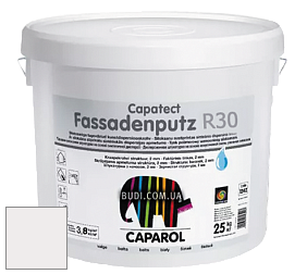 Краска СAPAROL Capatect-Fassadenputz R 30/Капарол Фассаденпутц Р30 дисперсионные структурные штукатурки цвет Porzellanweiß 