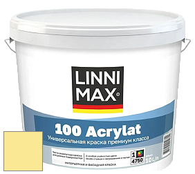 Краска LINNIMAX 100 ACRYLAT / ЛИННИМАКС 100 АКРИЛАТ (CAPAROL AMPHIBOLIN) акриловая краска цвет Citrus 115 