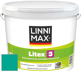 Краска LINNIMAX LITEX 3 / ЛИННИМАКС ЛИТЕКС 3 (ALPINA PREMIUM WAND) латексная краска цвет NCS S 2060-B70G 
