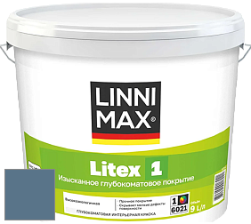 Краска LINNIMAX LITEX 1 / ЛИННИМАКС ЛИТЕКС 1 (CAPAROL SAMTEX 3) высокоэкологичная латексная краска цвет Pacific 135