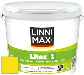 Краска LINNIMAX LITEX 1 / ЛИННИМАКС ЛИТЕКС 1 (CAPAROL SAMTEX 3) высокоэкологичная латексная краска цвет Citrus 95 
