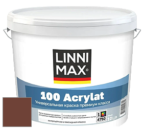 Краска LINNIMAX 100 ACRYLAT / ЛИННИМАКС 100 АКРИЛАТ (CAPAROL AMPHIBOLIN) акриловая краска цвет Magma 35 