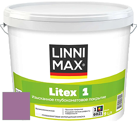 Краска LINNIMAX LITEX 1 / ЛИННИМАКС ЛИТЕКС 1 (CAPAROL SAMTEX 3) высокоэкологичная латексная краска цвет NCS S 3040-R40B 