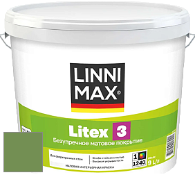 Краска LINNIMAX LITEX 3 / ЛИННИМАКС ЛИТЕКС 3 (ALPINA PREMIUM WAND) латексная краска цвет NCS S 3050-G30Y 