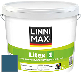 Краска LINNIMAX LITEX 1 / ЛИННИМАКС ЛИТЕКС 1 (CAPAROL SAMTEX 3) высокоэкологичная латексная краска цвет Pacific 130