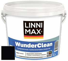 Краска LINNIMAX (CAPAROL) WUNDERCLEAN / ЛИННИМАКС ВУНДЕРКЛИН краска премиум-класса цвет RAL 9005 