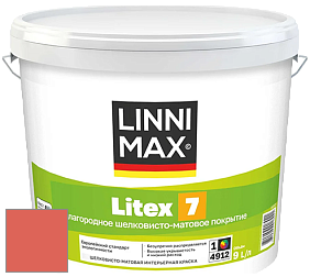 Краска LINNIMAX LITEX 7 / ЛИННИМАКС ЛИТЕКС 7  (CAPAROL SAMTEX 7) латексная краска цвет NCS S 1070-Y80R 
