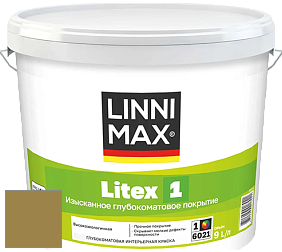 Краска LINNIMAX LITEX 1 / ЛИННИМАКС ЛИТЕКС 1 (CAPAROL SAMTEX 3) высокоэкологичная латексная краска цвет NCS S 4040-G90Y 
