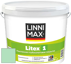 Краска LINNIMAX LITEX 1 / ЛИННИМАКС ЛИТЕКС 1 (CAPAROL SAMTEX 3) высокоэкологичная латексная краска цвет NCS S 0530-G 
