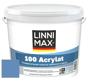 Краска LINNIMAX 100 ACRYLAT / ЛИННИМАКС 100 АКРИЛАТ (CAPAROL AMPHIBOLIN) акриловая краска цвет Lazur 205 