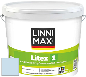 Краска LINNIMAX LITEX 1 / ЛИННИМАКС ЛИТЕКС 1 (CAPAROL SAMTEX 3) высокоэкологичная латексная краска цвет NCS S 0515-R90B 
