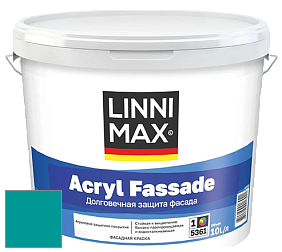 Краска LINNIMAX ACRYL FASSADE / ЛИННИМАКС АКРИЛ ФАССАДЕ (CAPAROL) акриловая фасадная краска цвет NCS S 2555-B40G 