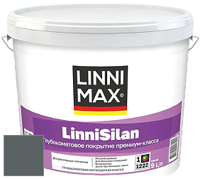 Краска LINNIMAX LinniSilan /ЛИННИМАКС ЛинниСилан (CAPAROL CAPASILAN) глубокоматовая краска цвет NCS S 7005-B20G 