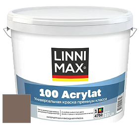 Краска LINNIMAX 100 ACRYLAT / ЛИННИМАКС 100 АКРИЛАТ (CAPAROL AMPHIBOLIN) акриловая краска цвет Papaya 10 