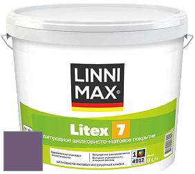 Краска LINNIMAX LITEX 7 / ЛИННИМАКС ЛИТЕКС 7  (CAPAROL SAMTEX 7) латексная краска цвет NCS S 5030-R50B 