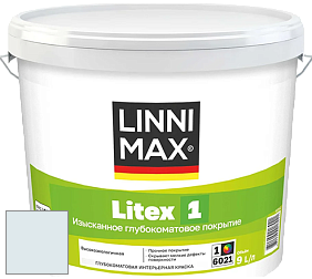 Краска LINNIMAX LITEX 1 / ЛИННИМАКС ЛИТЕКС 1 (CAPAROL SAMTEX 3) высокоэкологичная латексная краска цвет NCS S 0505-B 