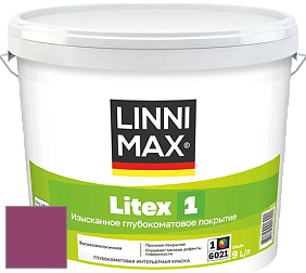 Краска LINNIMAX LITEX 1 / ЛИННИМАКС ЛИТЕКС 1 (CAPAROL SAMTEX 3) высокоэкологичная латексная краска цвет NCS S 3055-R30B 