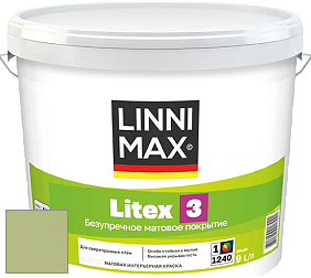 Краска LINNIMAX LITEX 3 / ЛИННИМАКС ЛИТЕКС 3 (ALPINA PREMIUM WAND) латексная краска цвет NCS S 2030-G50Y 