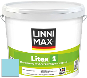 Краска LINNIMAX LITEX 1 / ЛИННИМАКС ЛИТЕКС 1 (CAPAROL SAMTEX 3) высокоэкологичная латексная краска цвет NCS S 0530-B10G 