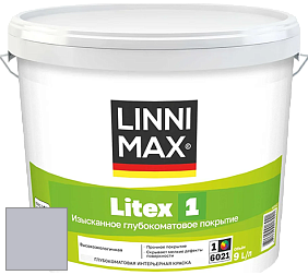 Краска LINNIMAX LITEX 1 / ЛИННИМАКС ЛИТЕКС 1 (CAPAROL SAMTEX 3) высокоэкологичная латексная краска цвет NCS S 2010-R60B 