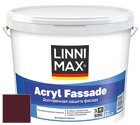 Краска LINNIMAX ACRYL FASSADE / ЛИННИМАКС АКРИЛ ФАССАДЕ (CAPAROL) акриловая фасадная краска цвет Rubin 5 